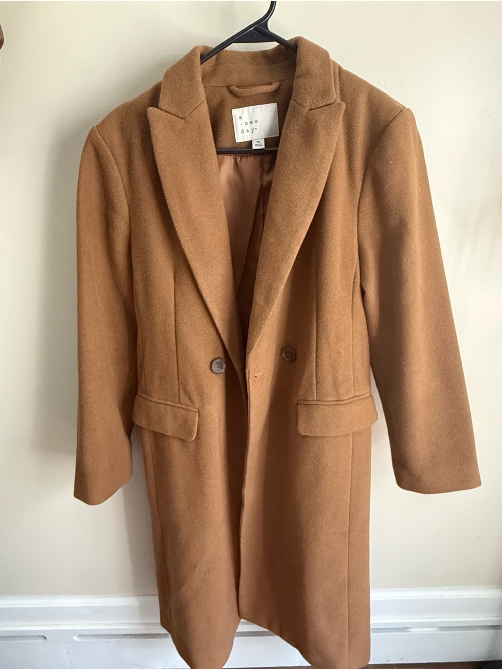 Anew day Camel Wool-Blend Trench Coat! Great for Fall!